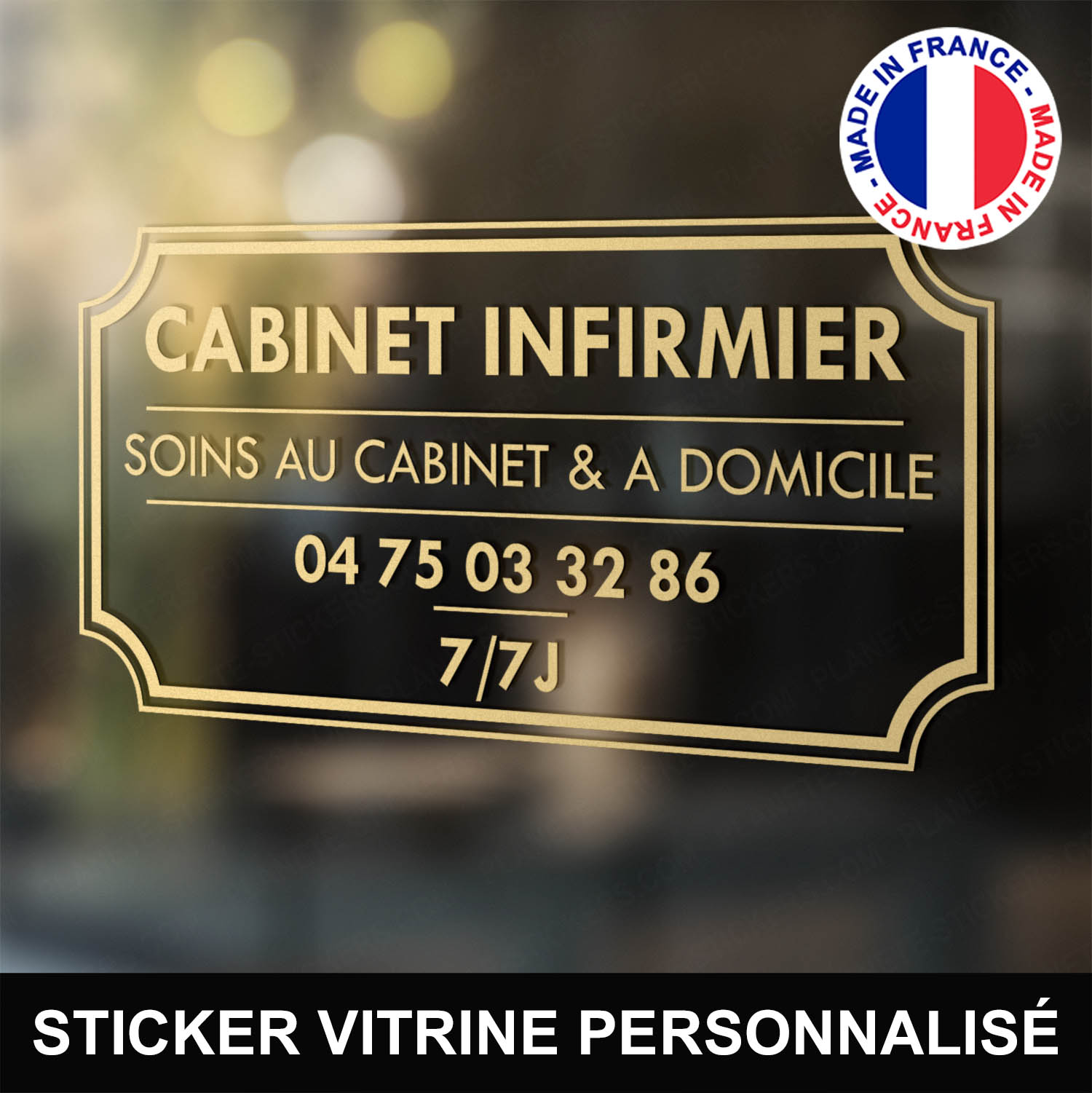ref1infirmiervitrine-stickers-cabinet-vitrine-sticker-personnalisé-autocollant-pro-soins-domicile-liberal-plaques-professionnel