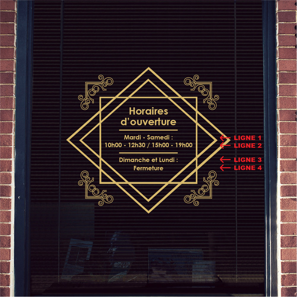 ref24horaireboutique-stickers-horaires-ouverture-art-deco-personnalisé-autocollant-horaire-porte-sticker-vitrine-magasin-boutique-vitrophanie-2