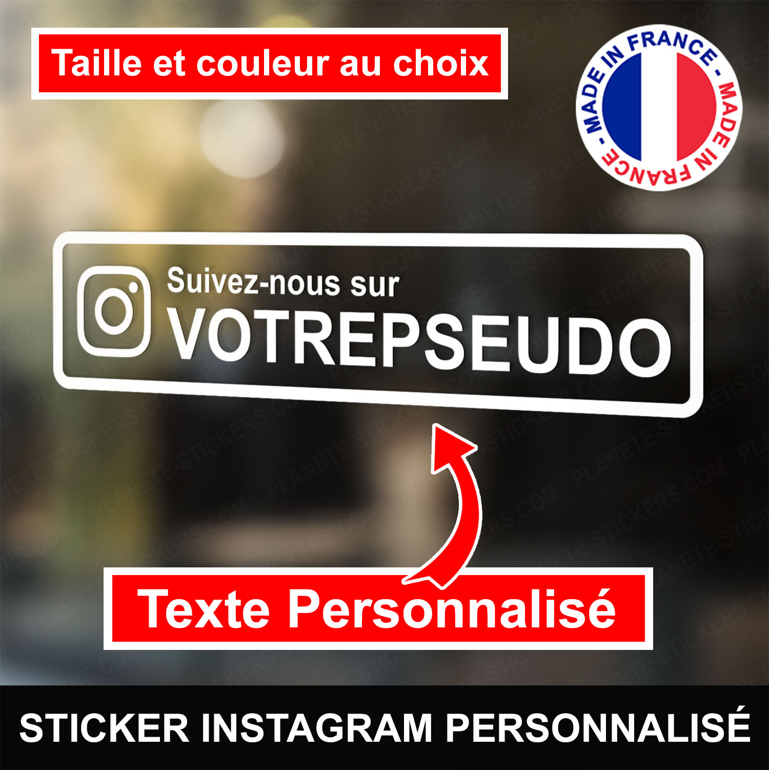 stickers instagram personnalisé