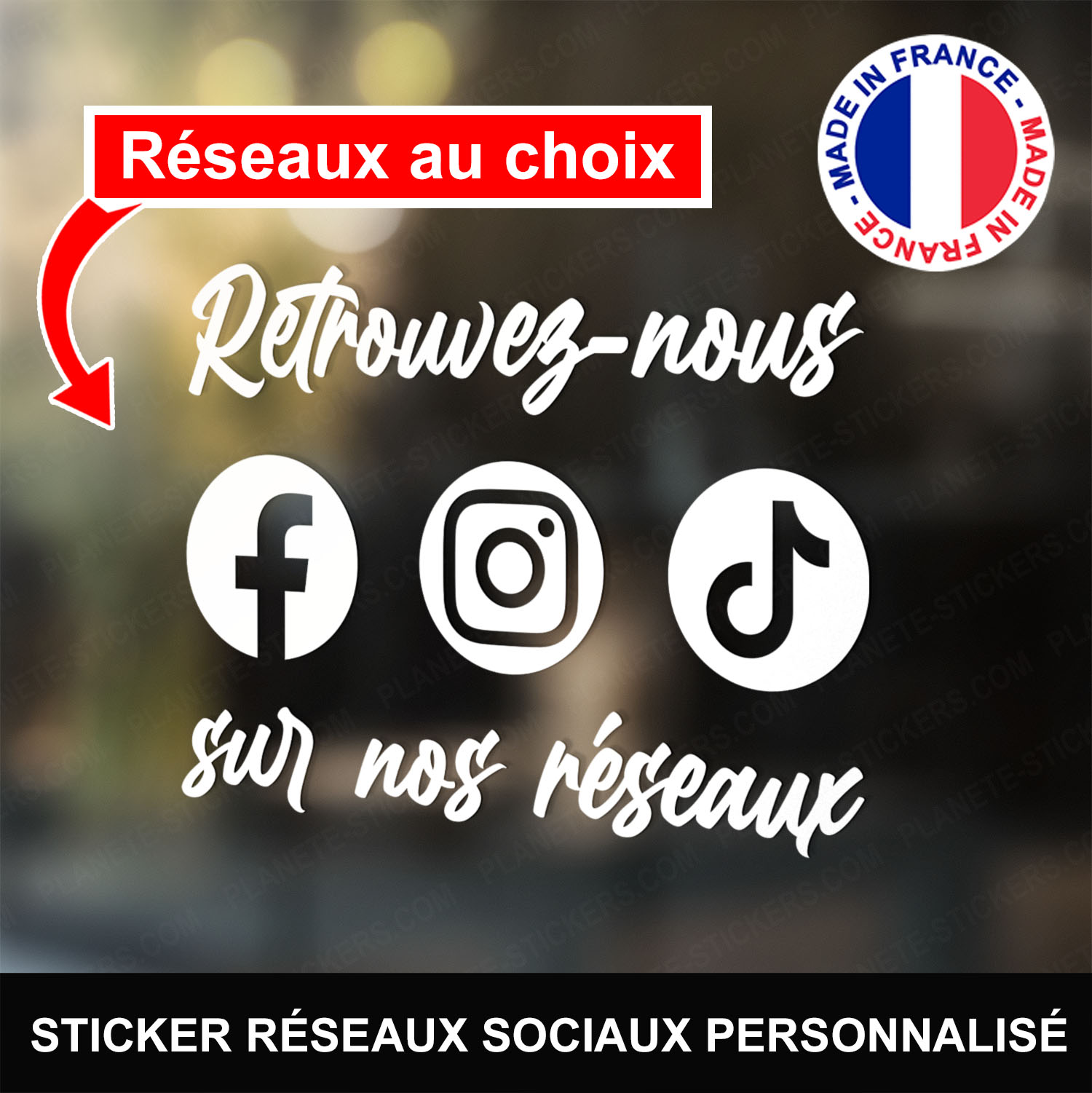 Stickers réseaux sociaux - Sticker Instagram - Personnalisé - Wit