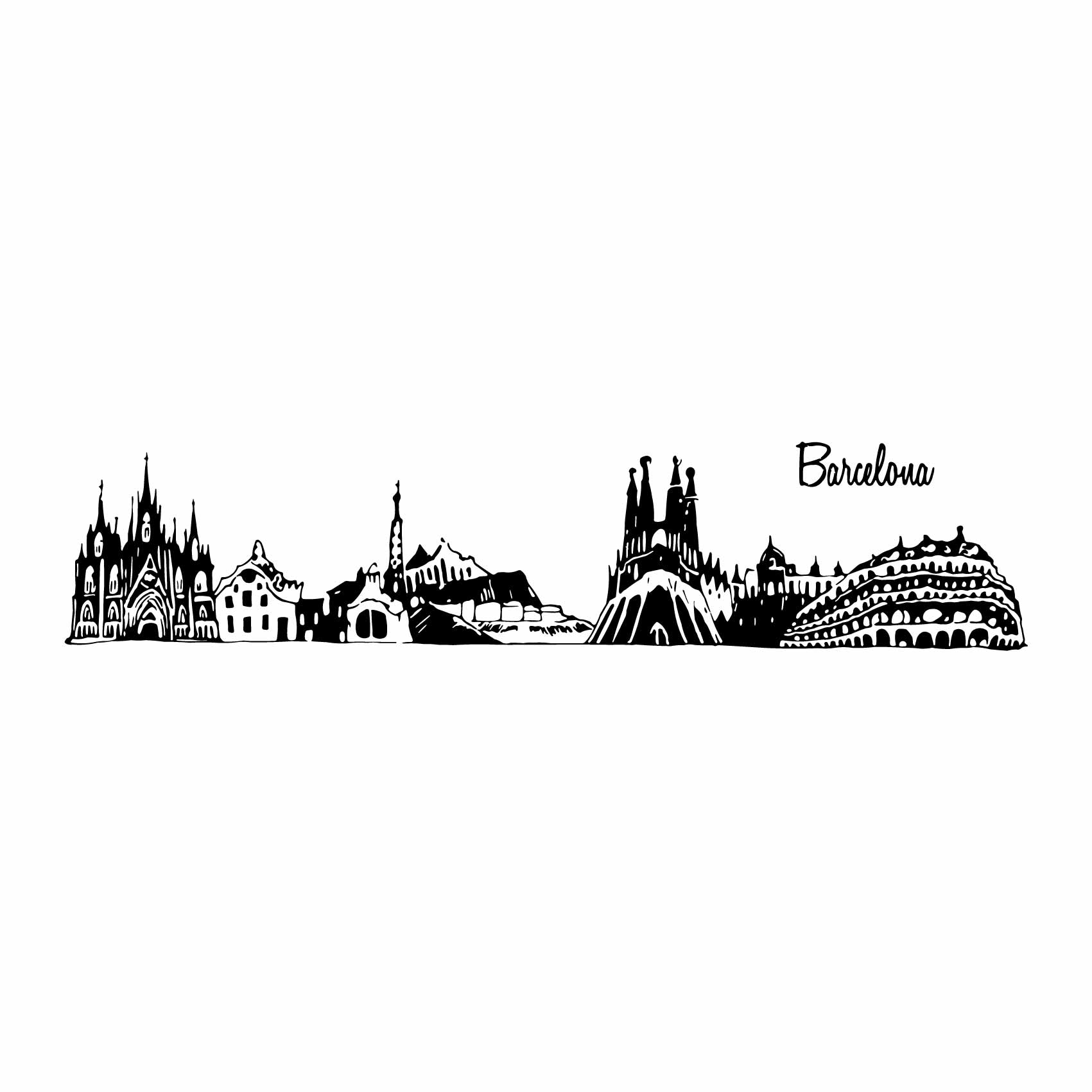 stickers-barcelone-skyline-ref2barcelone-autocollant-muraux-espagne-barcelona-spain-sticker-voyage-pays-travel-monument-(2)