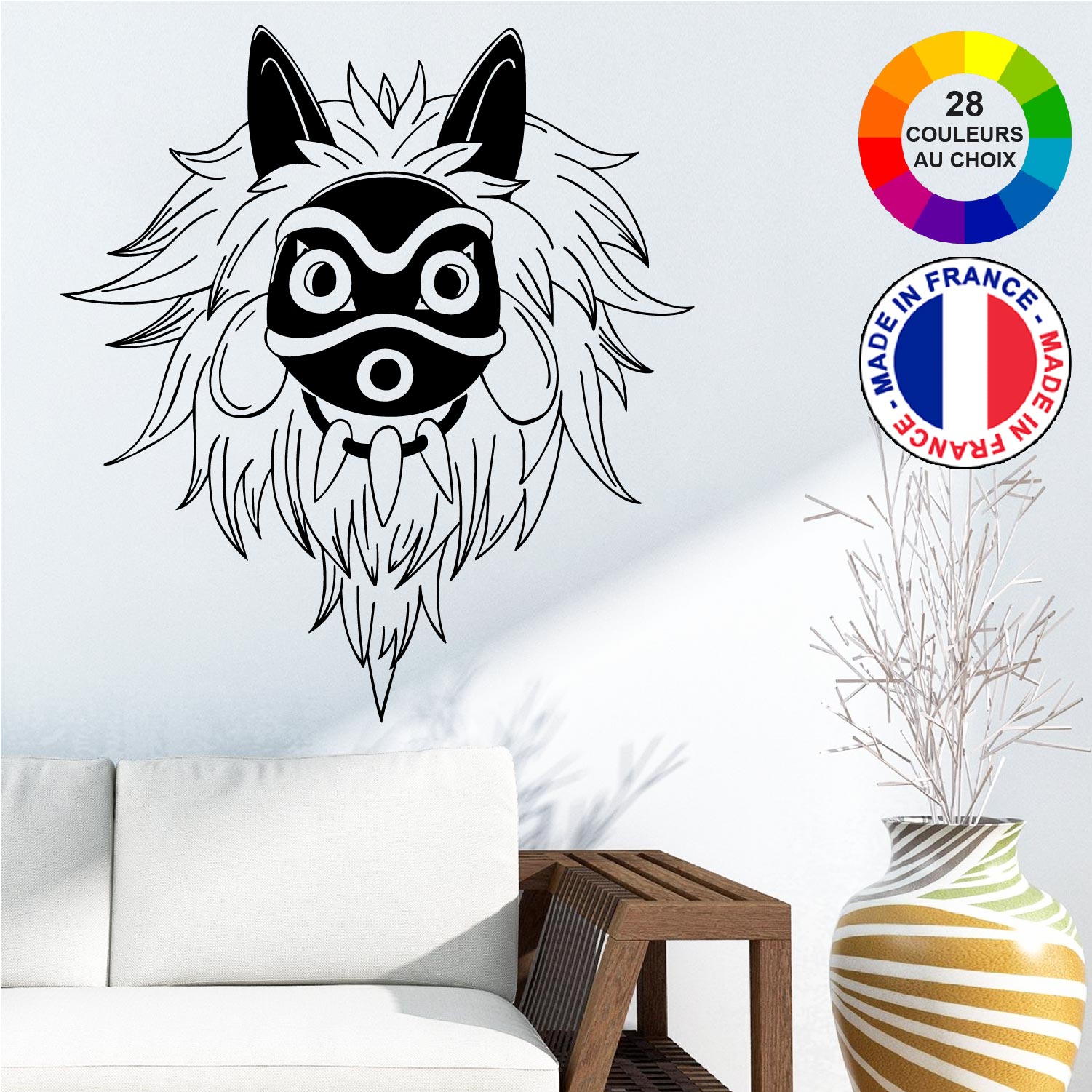 ref4mononoke-stickers-princesse-mononoké-masque-autocollant-mural-stickers-muraux-princesse-mononoké-sticker-déco-film-salon-chambre-ghibli-animé-japonais-fan-art-60m