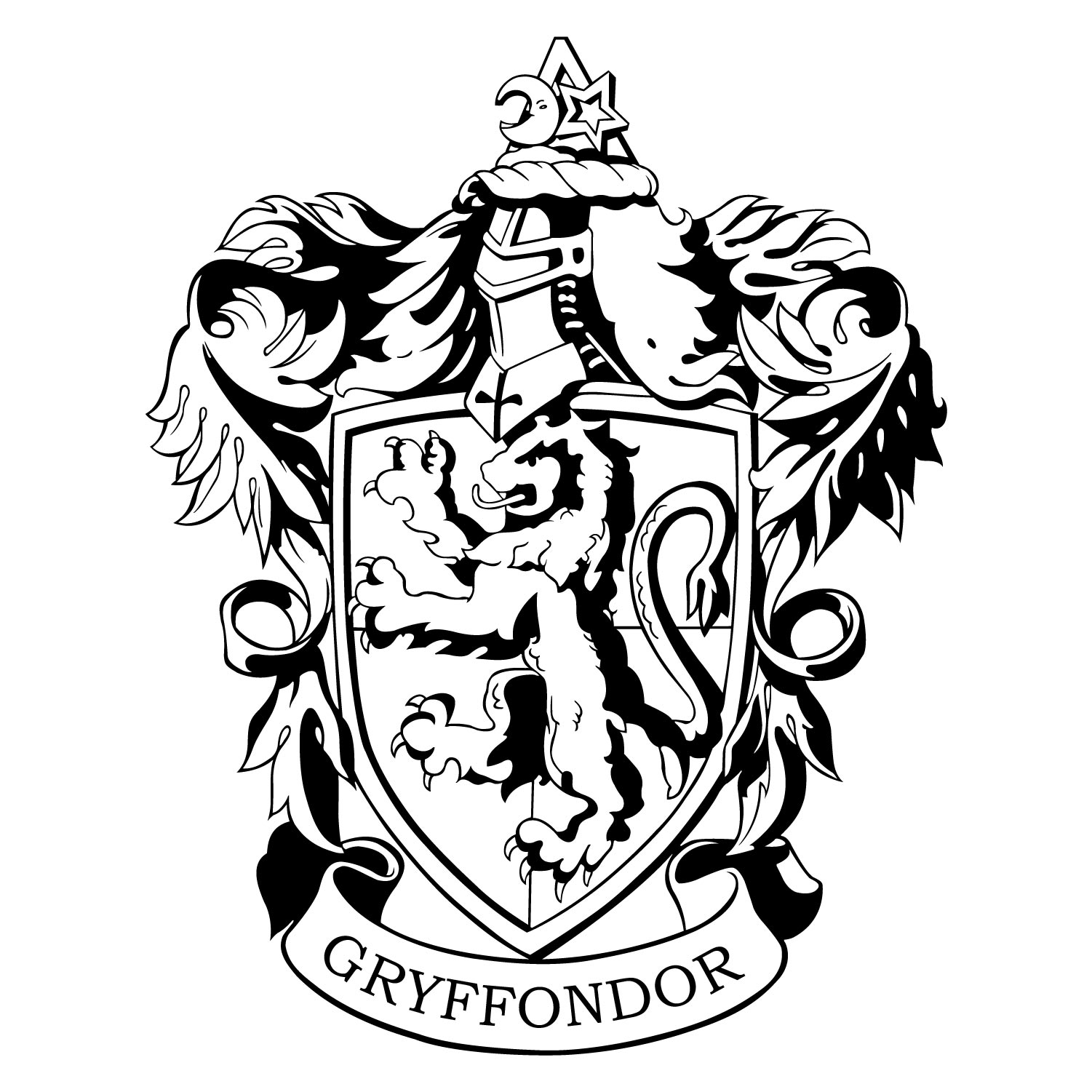 ref4harrypotter-stickers-gryffondor-autocollant-mural-stickers-muraux-gryffondor-sticker-blason-poudlard-déco-film-salon-chambre-harry-potter-film-fan-art-70m-2