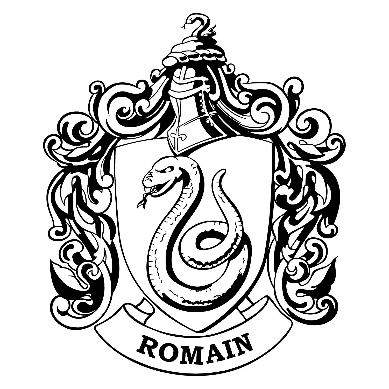 ref9harrypotter-stickers-serpentard-prénom-personnalisé-autocollant-mural-personnalisable-muraux-sticker-blason-serpentard-poudlard-déco-film-salon-chambre-harry-potter-film-70m-2