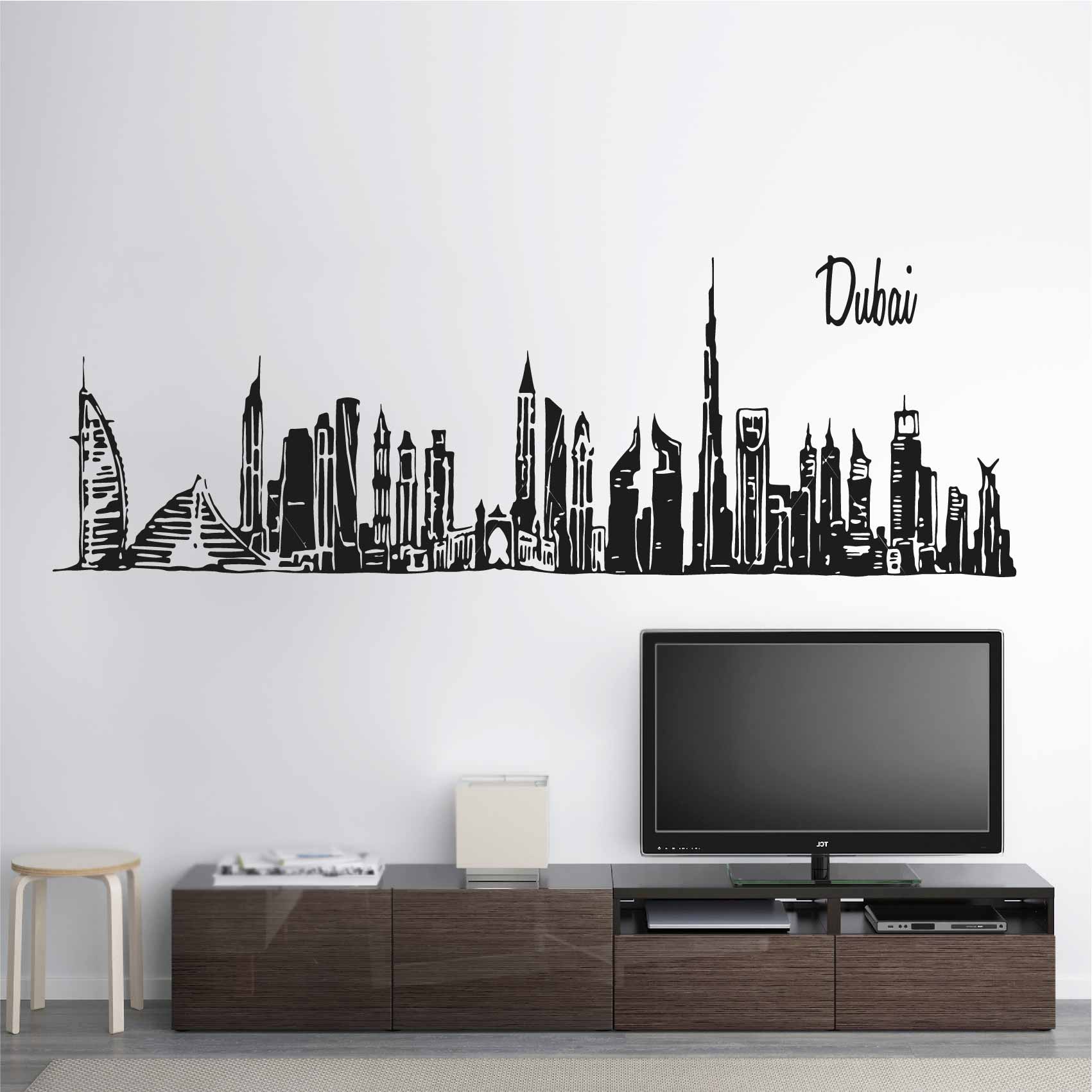stickers-dubai-ref1dubai-autocollant-muraux-emirat-arabe-ville-sticker-voyage-pays-travel-monument-skyline