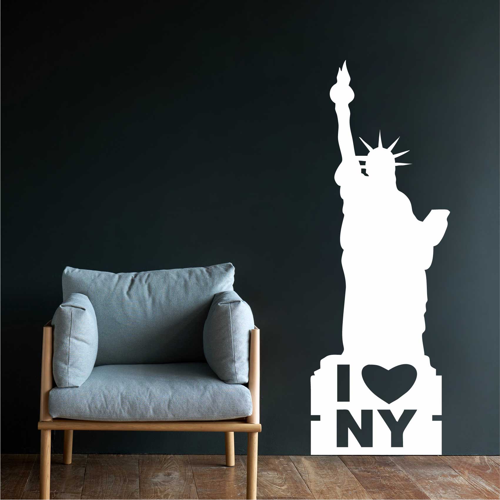 stickers-i-love-new-york-statue-liberté-ref6newyork-autocollant-muraux-NYC-newyork-usa-liberty-ville-sticker-voyage-pays-travel-monument