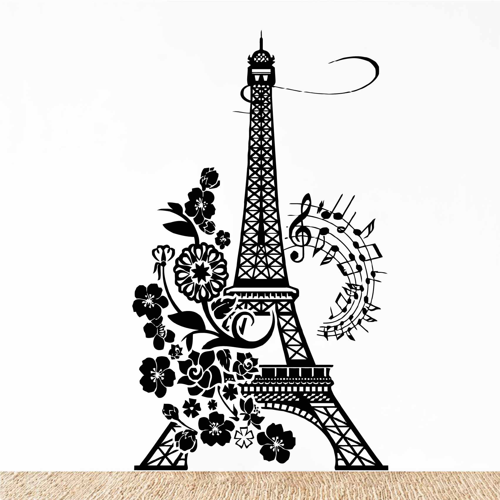 stickers-tour-eiffel-fleurs-ref12paris-autocollant-muraux-paris-france-monument-ville-sticker-voyage-pays-travel-monuments