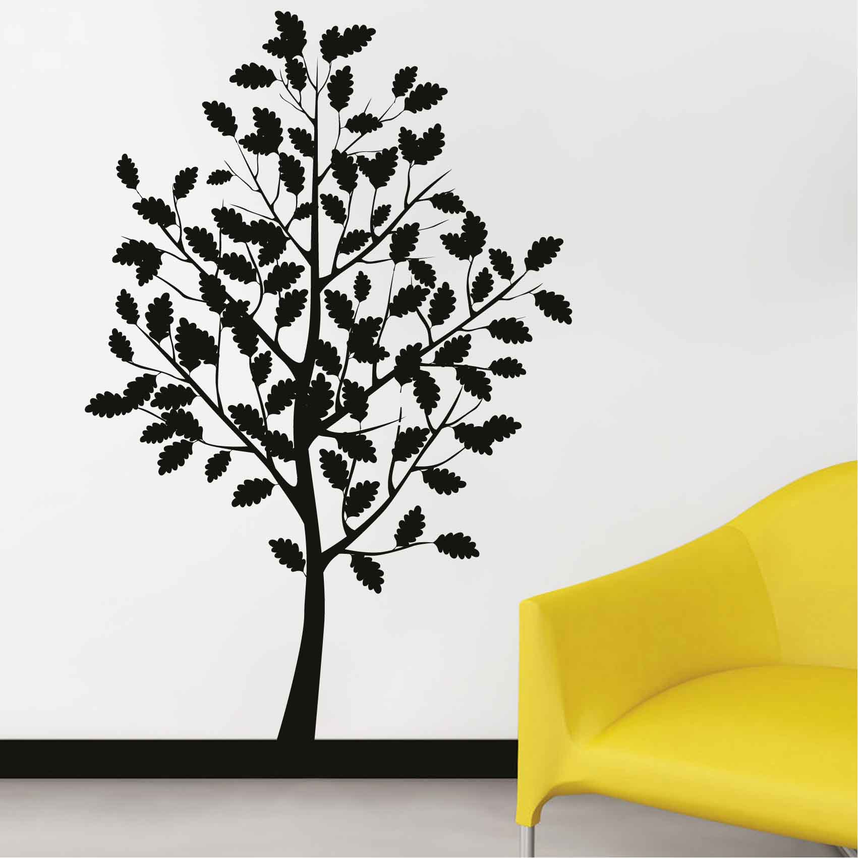 stickers-chene-arbre-ref46arbre-autocollant-muraux-sticker-geant-arbre-deco-branche-noir-rose-gris-vert-blanc-chambre-salon