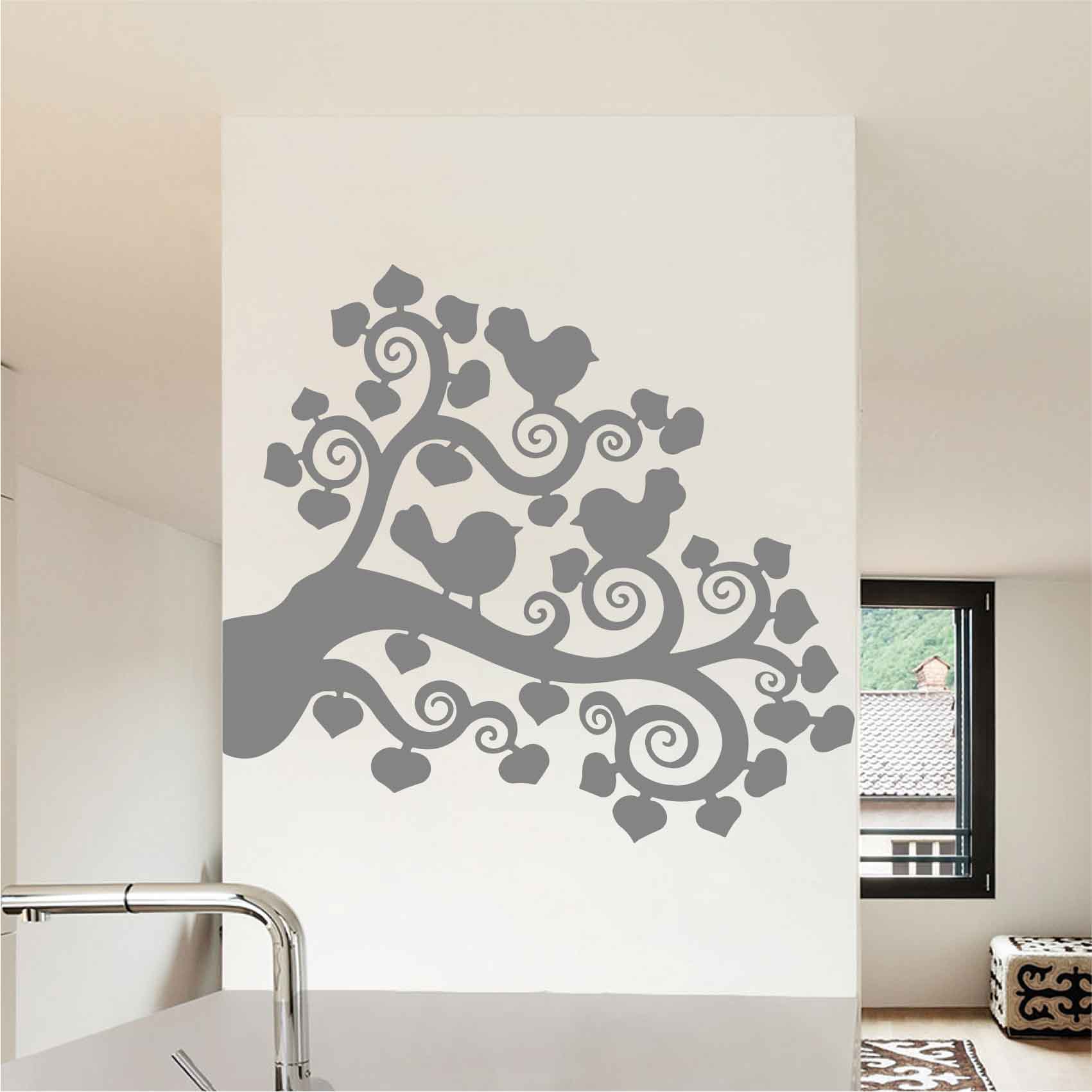 stickers-oiseaux-branche-deco-ref7arbre-autocollant-muraux-sticker-geant-arbre-deco-branche-noir-rose-gris-vert-blanc-chambre-salon