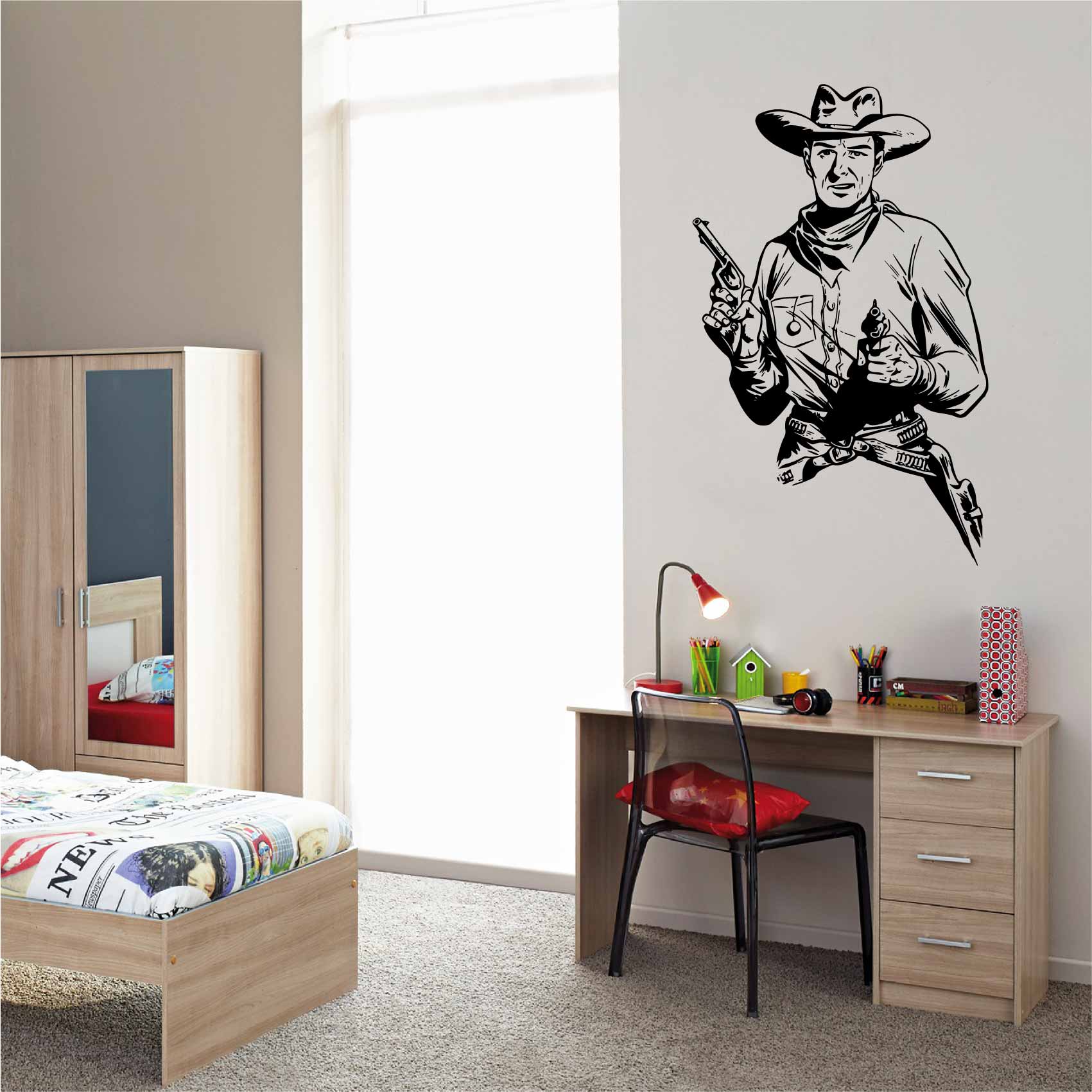 stickers-cowboy-revolver-ref21cowboy-autocollant-muraux-cow-boy-sticker-western-chambre-enfant-garçon