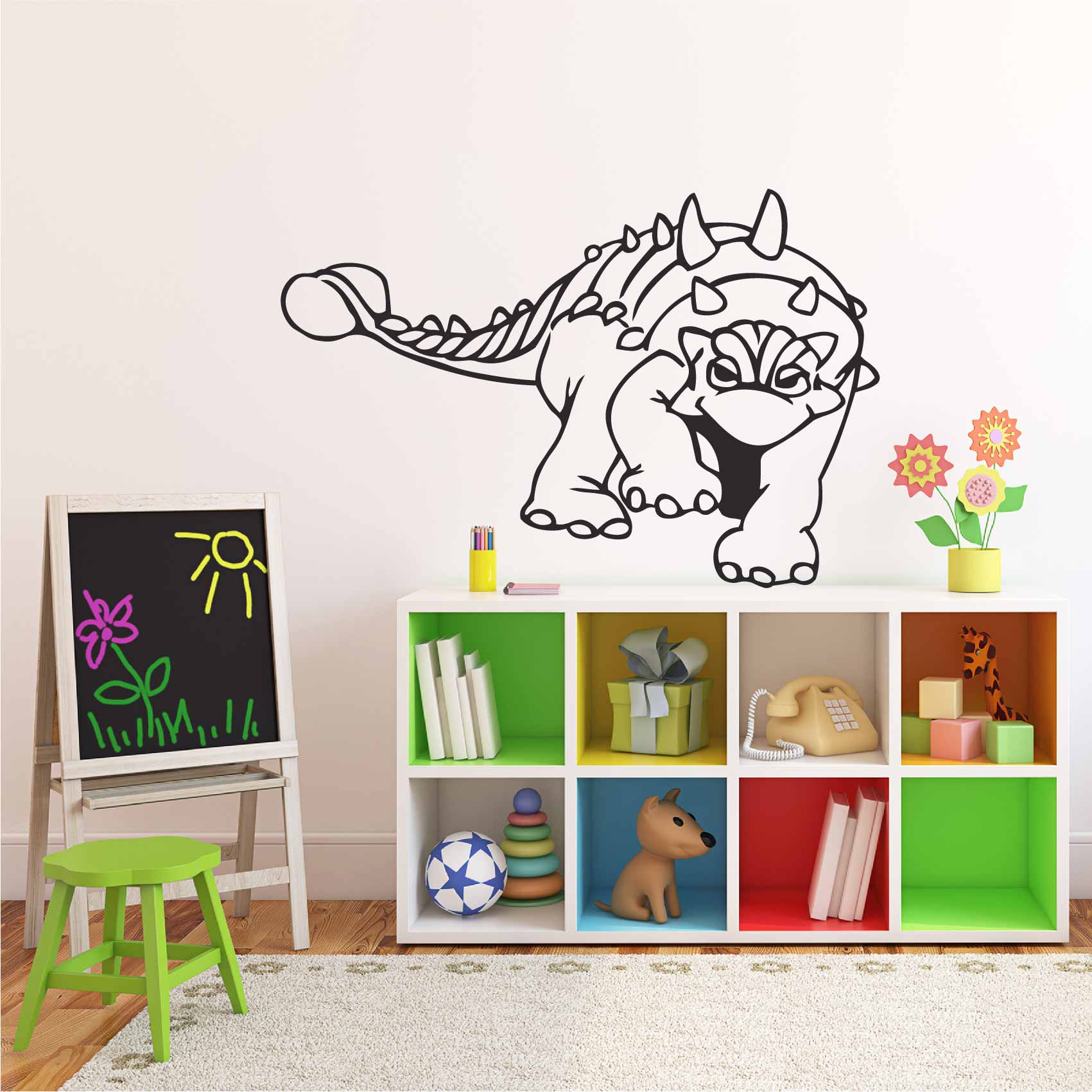 stickers-dinosaure-ankylosaure-ref5dinosaure-autocollant-muraux-chambre-enfant-sticker-mural-geant-dinosaures-deco-garçon-fille