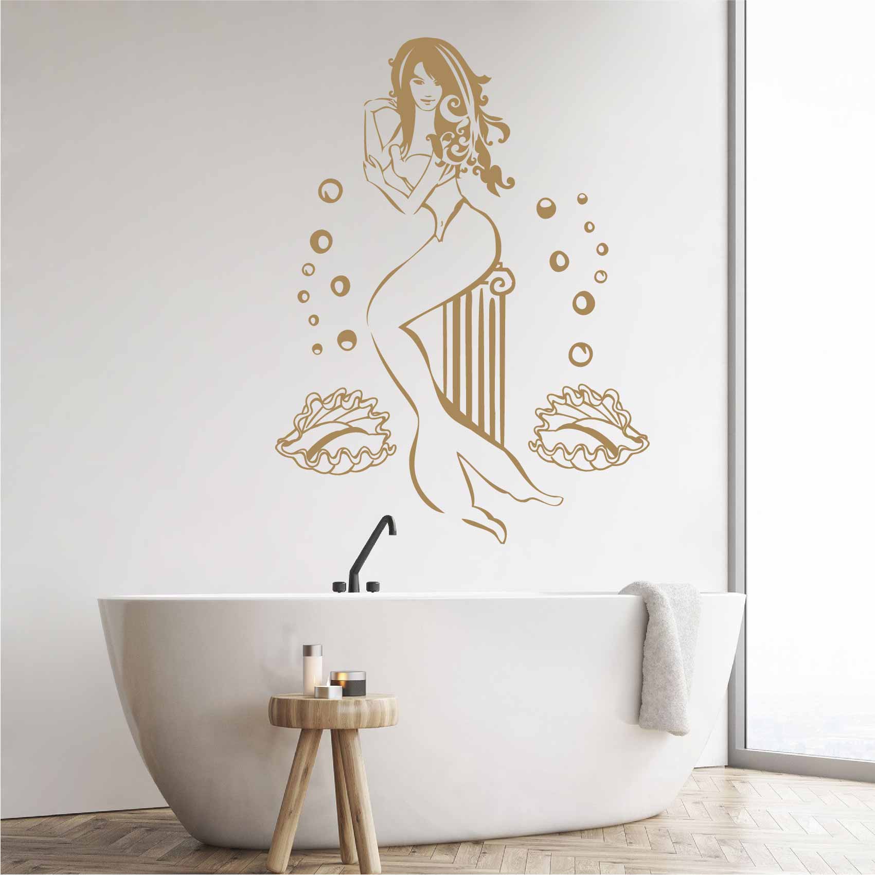 Sticker Salle de bain accessoires – Stickers STICKERS SALLE DE BAIN Mur  salle de bain - Ambiance-sticker