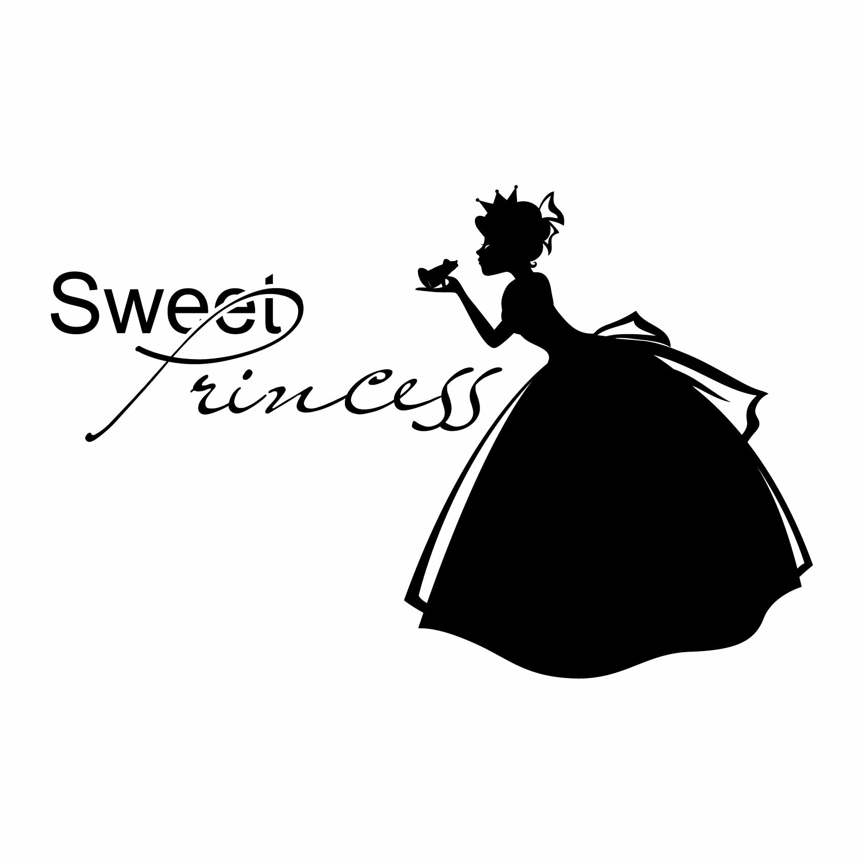 stickers-sweet-princess-ref23princesse-autocollant-muraux-princesses-sticker-mural-princesse-chambre-fille-bébé-deco-salon-(2)