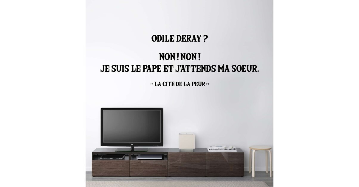 Autocollant Mural Citation Vinyle - "Les Débuts Font Peur", Amovible, Neuf Sous Emballage, Référence RV820