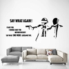 Stickers Pulp Fiction Citation Daft Punk Autocollant Muraux Et Deco