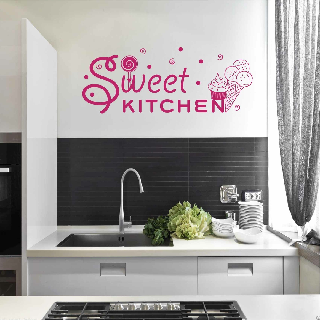 Stickers Sweet Kitchen - Autocollant muraux et deco