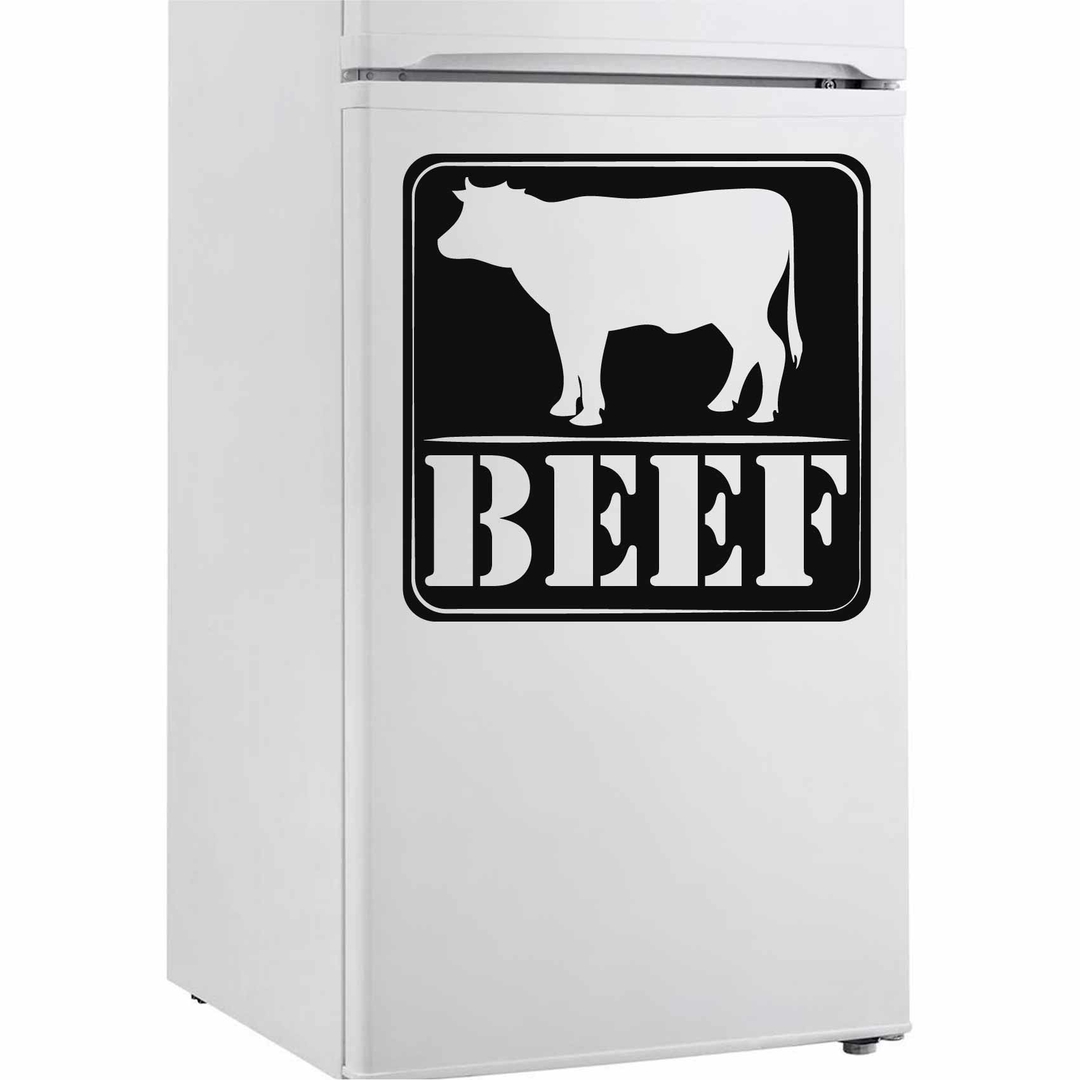 Stickers Frigo Boeuf Autocollant muraux et deco