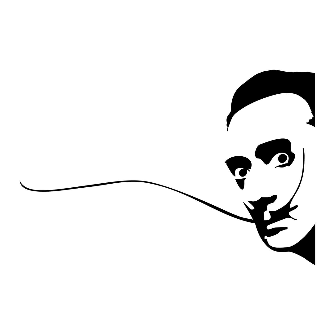 Stickers Dali Moustache Autocollant muraux et deco Stickers Dali Moustache Autocollant muraux et deco