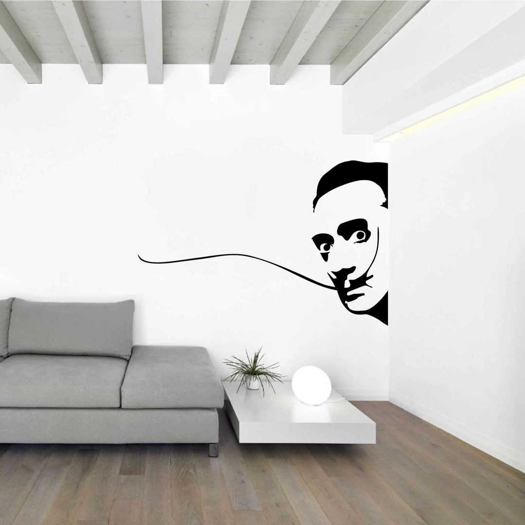 Stickers Dali Moustache Autocollant muraux et deco Stickers Dali Moustache Autocollant muraux et deco