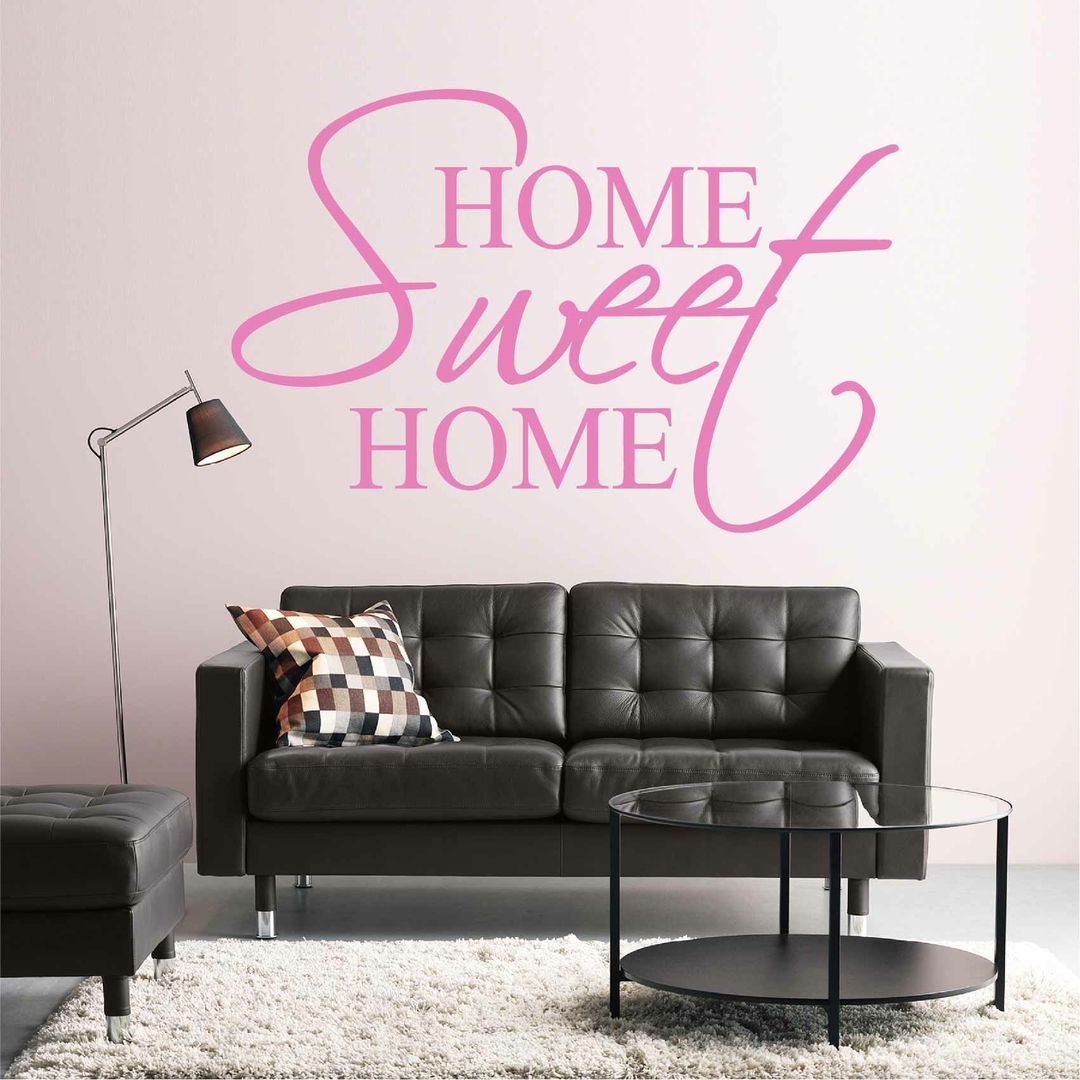  Stickers  Home Sweet Home salon  Autocollant muraux et deco