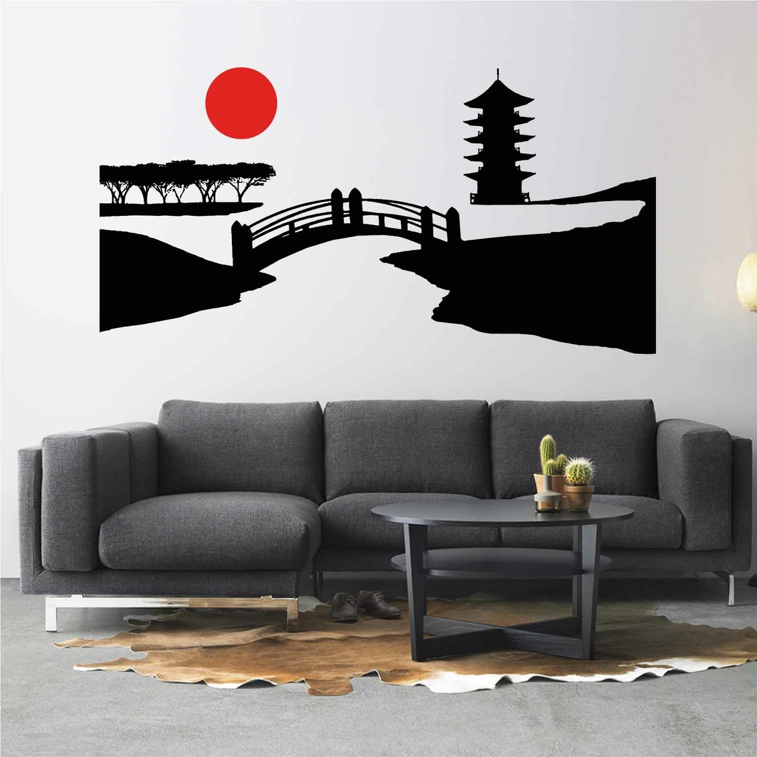  Stickers Japonais  Mural Autocollant muraux et deco