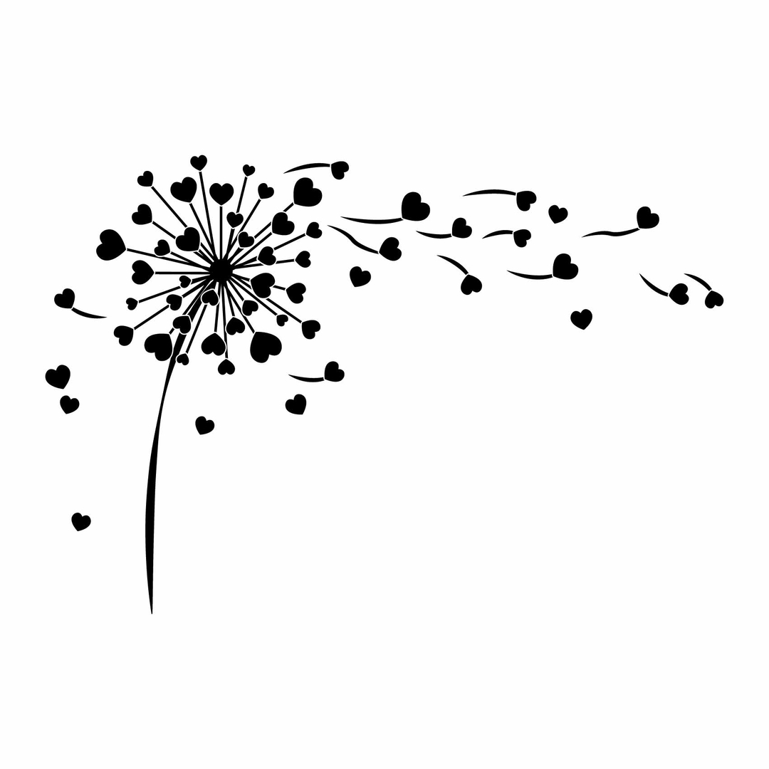 CCYKXA 2 Pièces Pissenlit Bleu Autocollants Muraux Fleurs De Papillon Sticker Autocollants Muraux Bleu Fleurs Pour Salons Chambres Bureaux Canape Fond Decoration Murale De La Maison 85628701