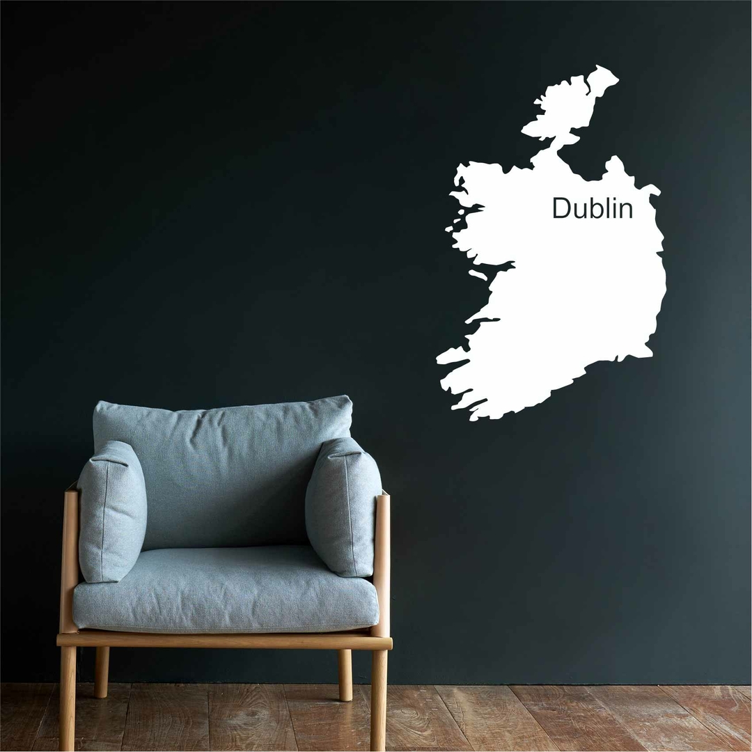 Stickers Irlande Dublin Autocollant muraux et deco