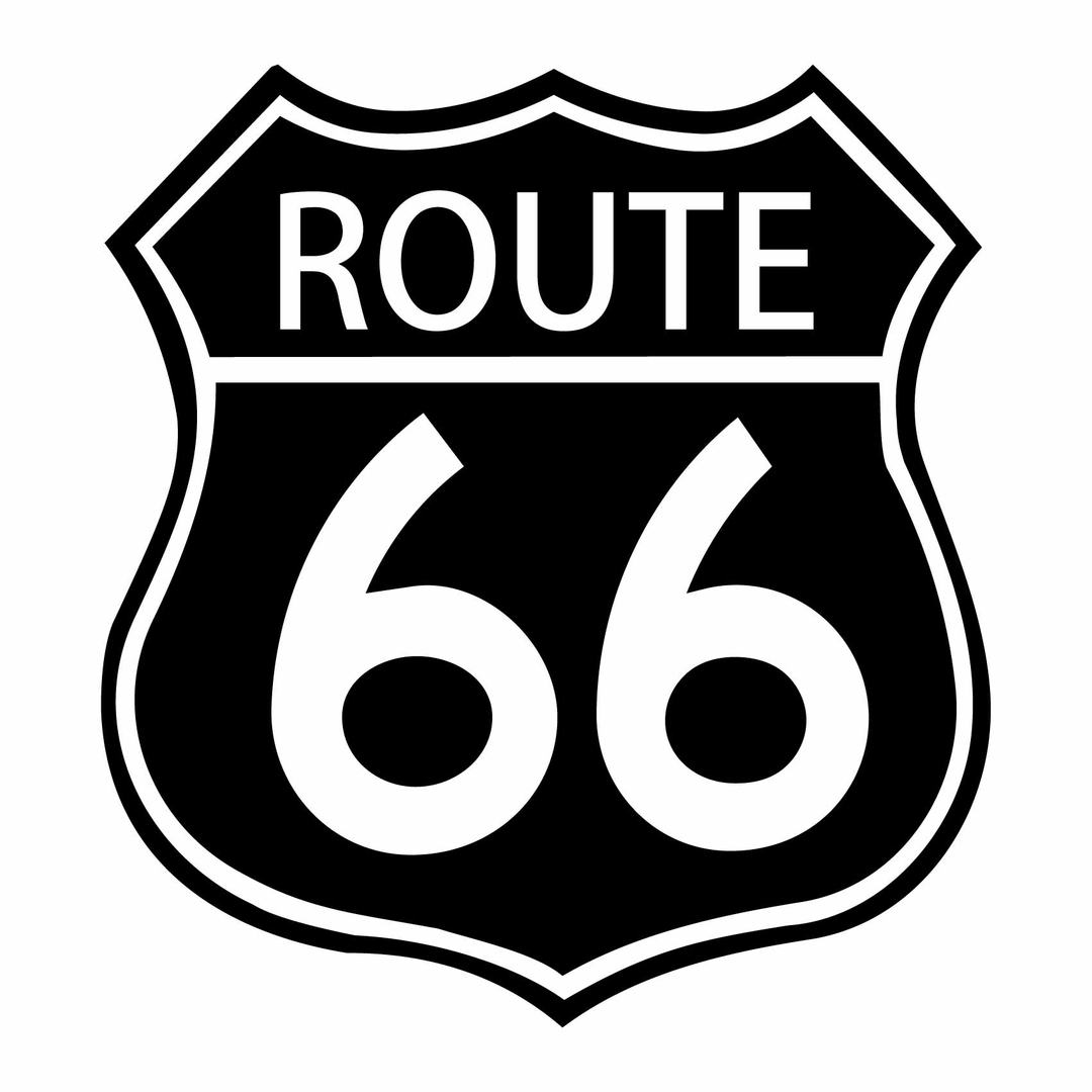 Stickers Route 66 Autocollant muraux et deco