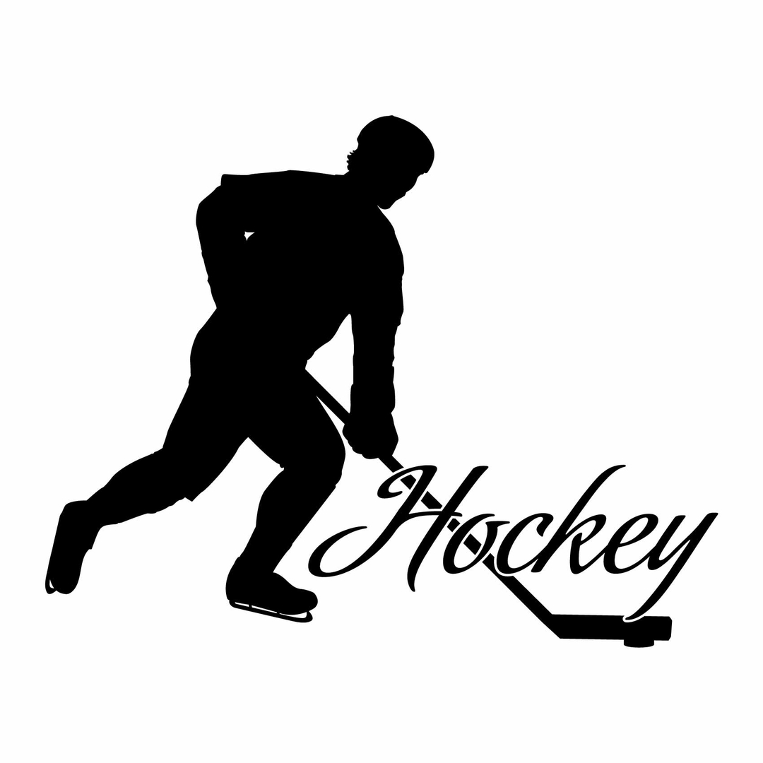 Sticker Hockey Sur Glace – ACBB Boulogne Billancourt Tigres FFHG 12cm HB030