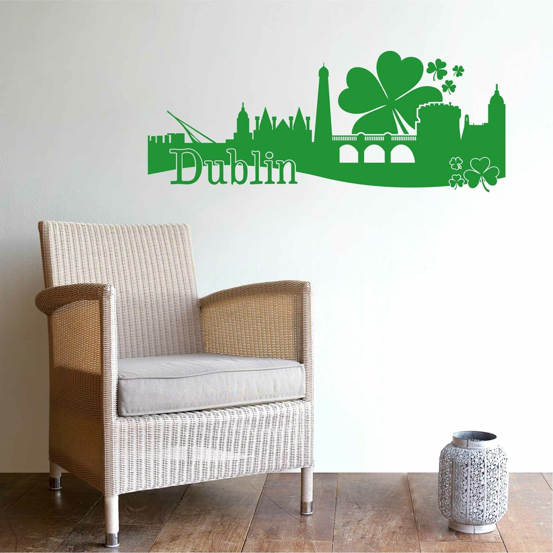 Stickers Dublin Skyline Autocollant muraux et deco