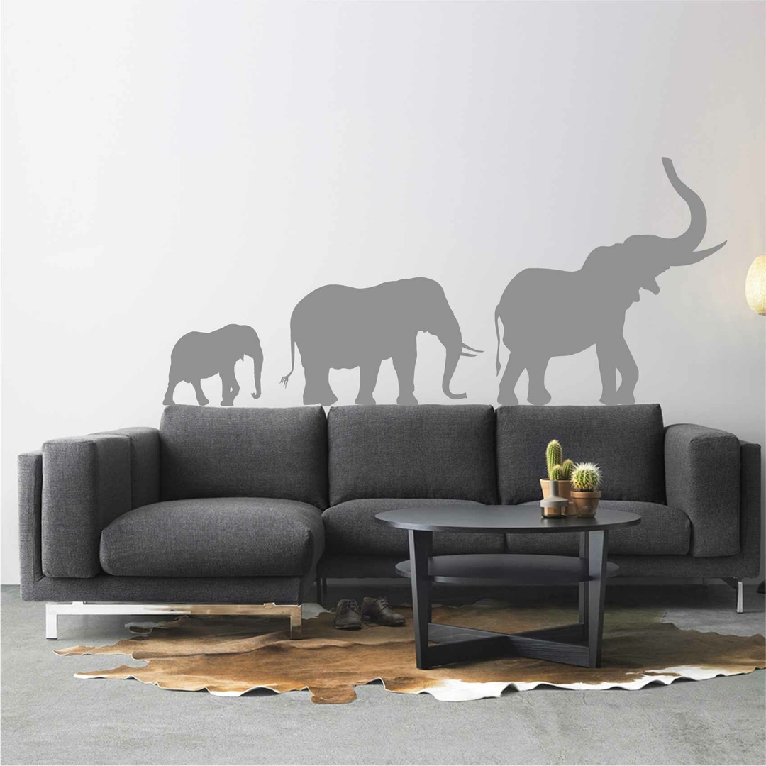 Stickers Elephants Autocollant muraux et deco
