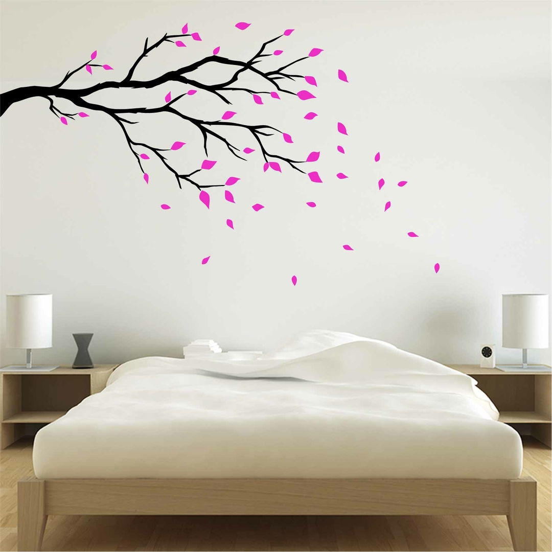 Runtoo Stickers Muraux Enfants Ourson Autocollant Mural Animaux Jungle Branche Arbre Deco Stickers Chambre Enfants Fille Garçon Bébé Décoration