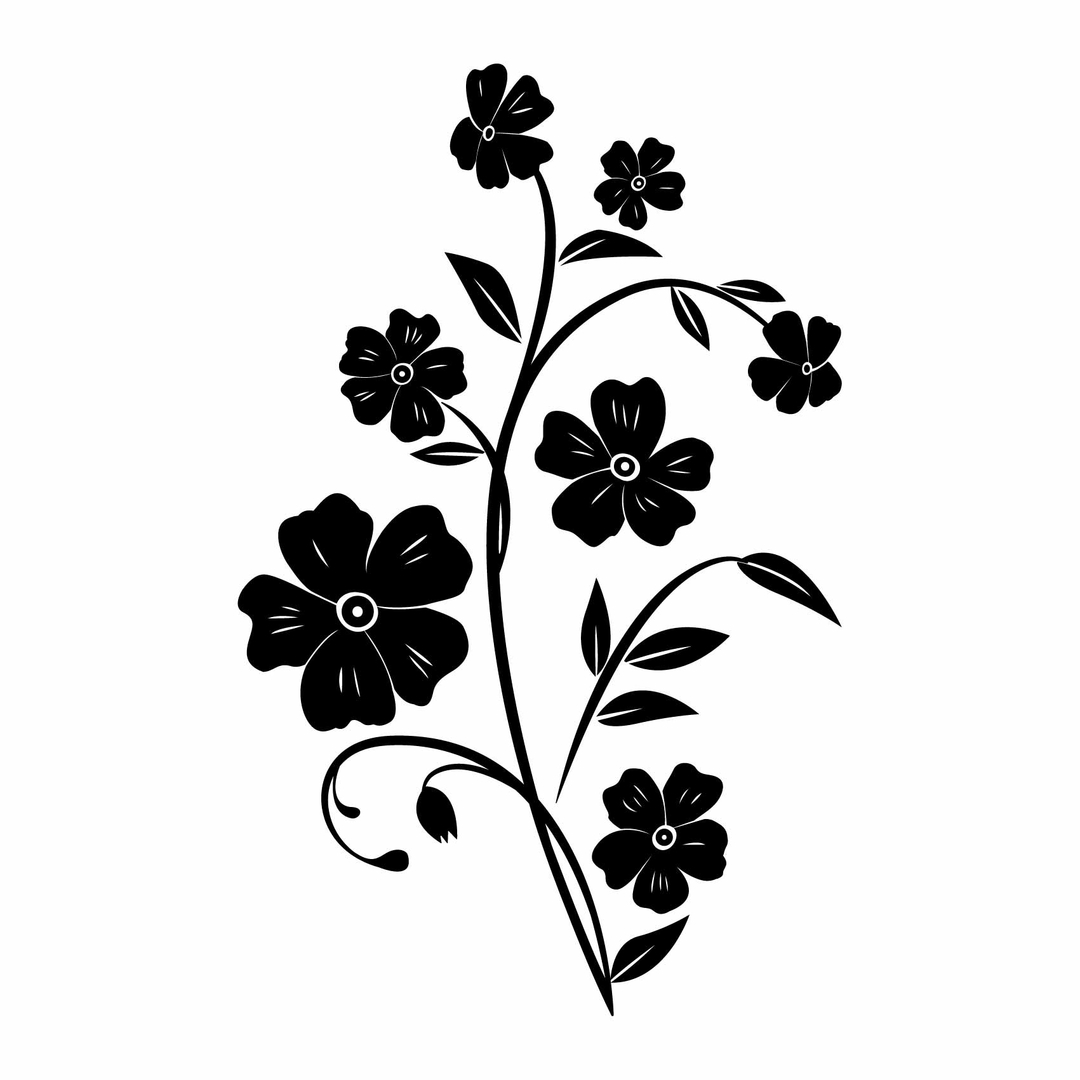 Stickers Muraux Fleurs Autocollant muraux et deco