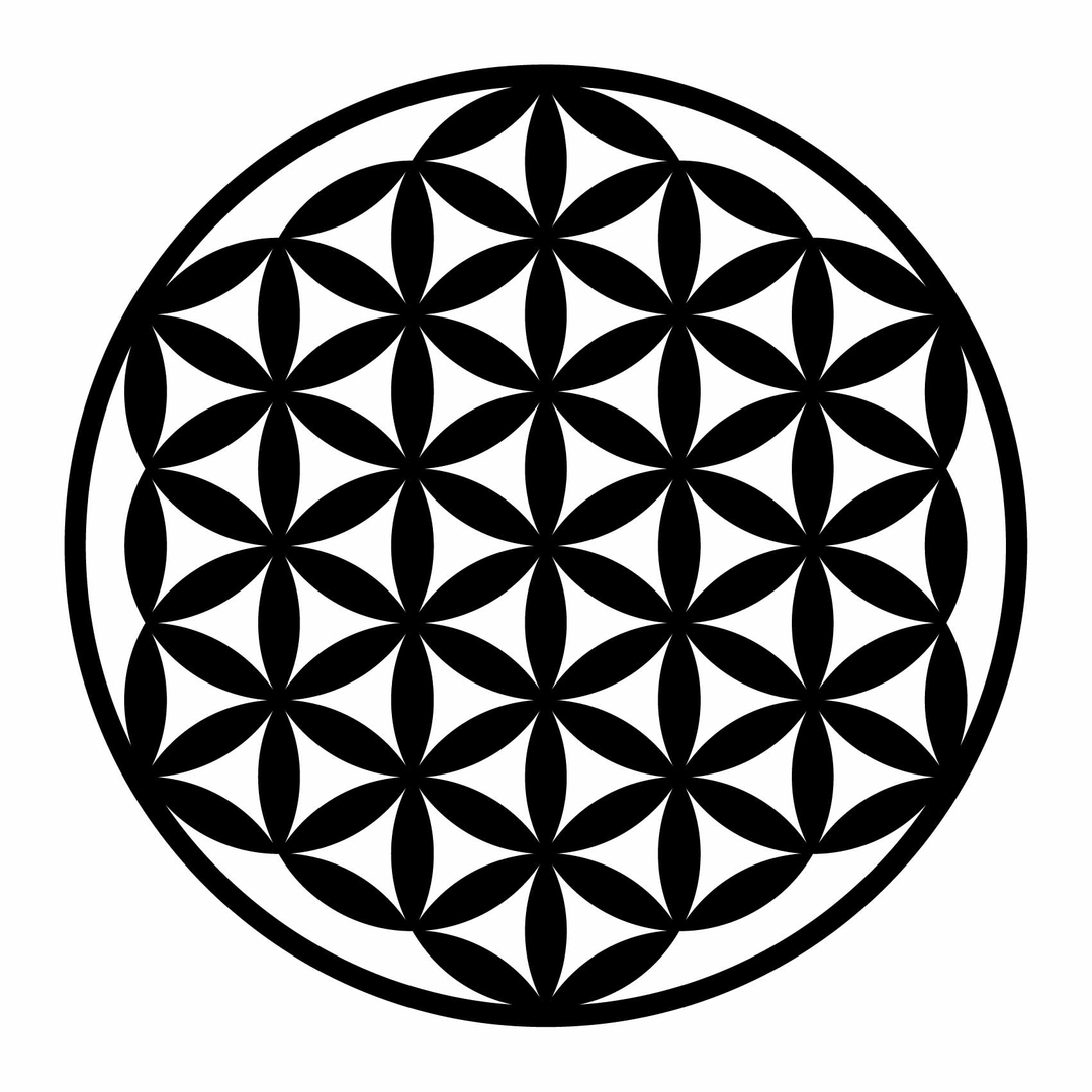 Stickers mural Fleur de vie Autocollant muraux et deco