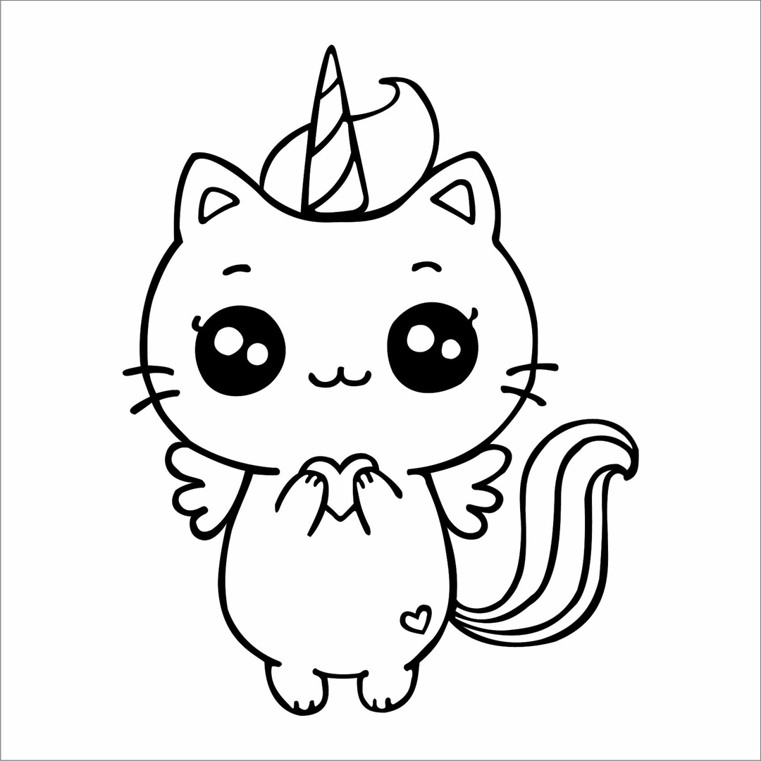 Dessin Kawaii Facile Animaux Chat