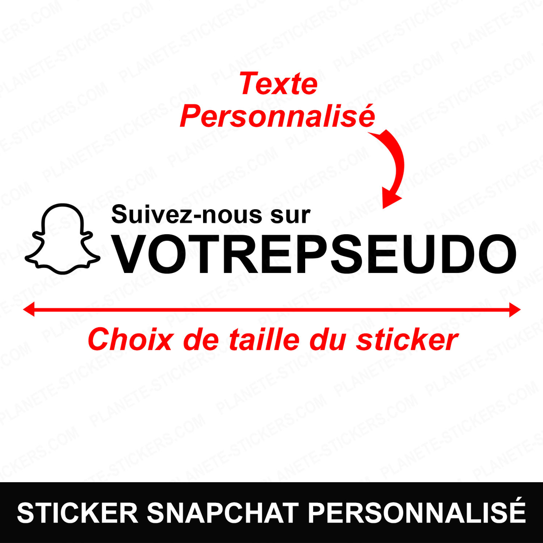 Stickers Snapchat personnalisé Autocollant Snapchat Pro