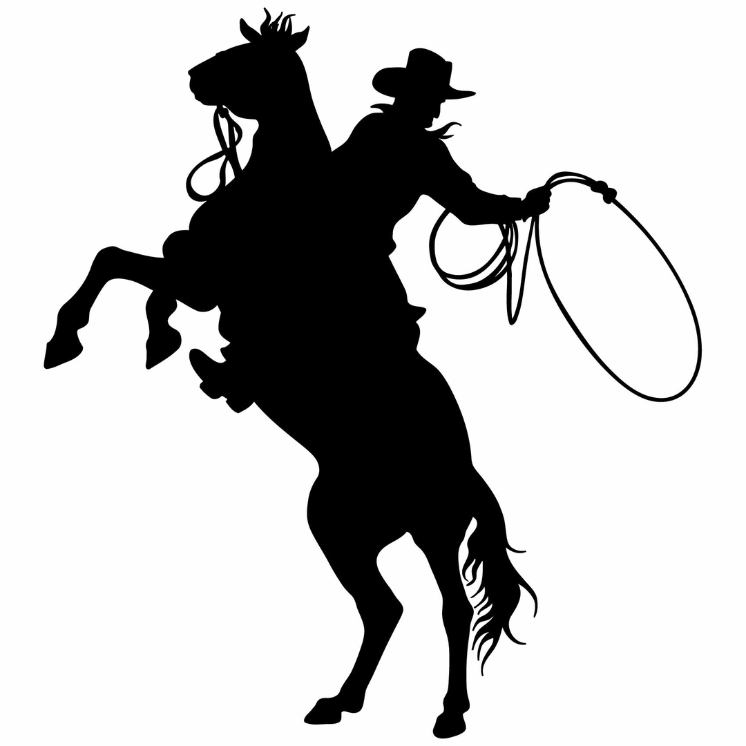 Stickers Cowboy - Autocollant muraux et deco