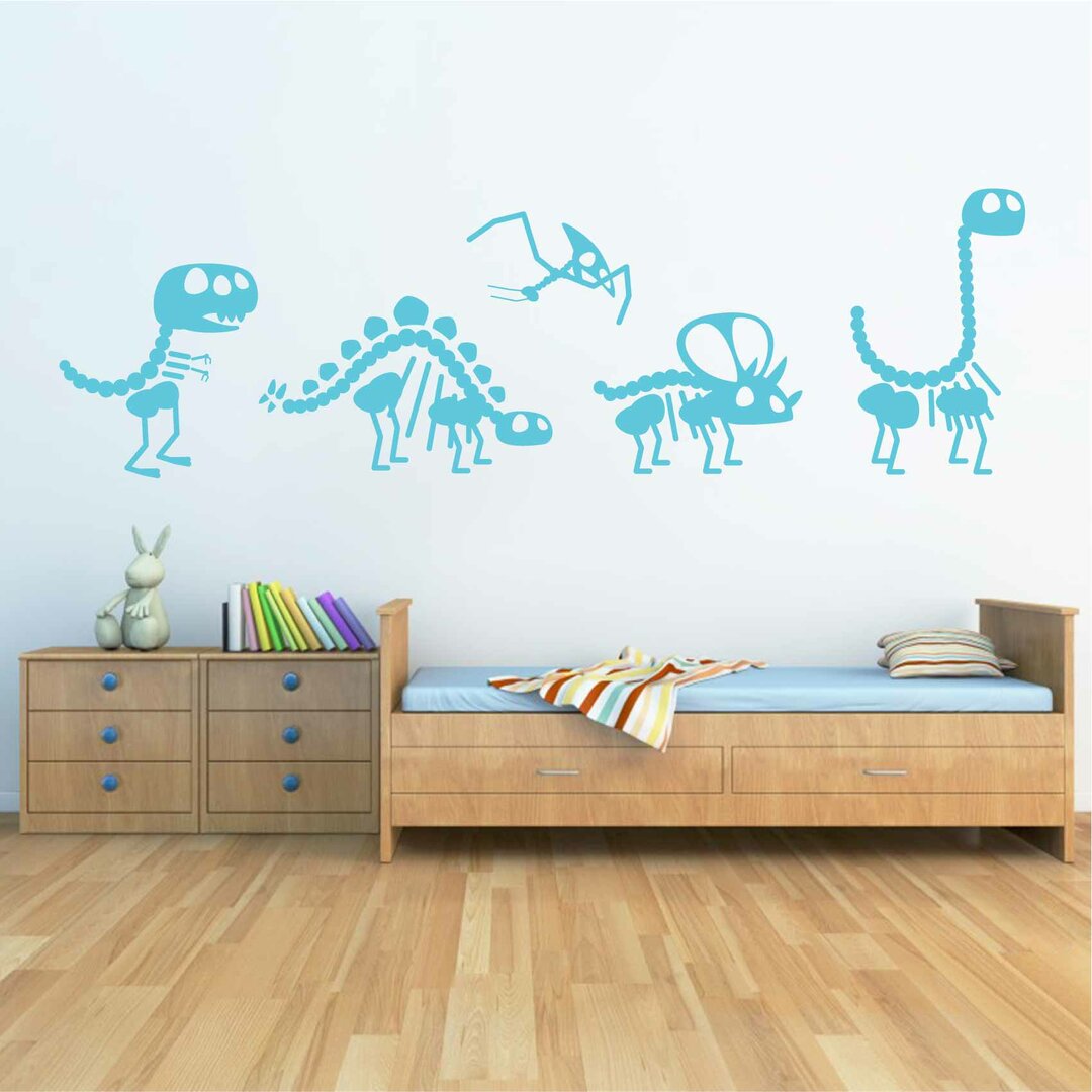Autocollants Muraux Dinosaures XXL Pour Chambre Enfant - 3 Stickers Amovibles 120x70cm