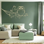 stickers-mural-hibou-ref17hibou-autocollant-muraux-animaux-hiboux-chouette-sticker-mural-deco-salon-chambre-enfant