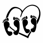 stickers-coeur-pieds-chambre-ref30chambre-autocollant-muraux-sticker-mural-deco-adulte-chambre-a-coucher-parents-couple-decoration-(2)