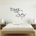 stickers-time-for-sex-ref26chambre-autocollant-muraux-sticker-mural-deco-adulte-chambre-a-coucher-parents-couple-decoration