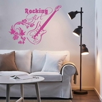 stickers-rocking-girl-ref43musique-autocollant-muraux-musique-sticker-mural-musical-note-notes-deco-salon-chambre-adulte-ado-enfant