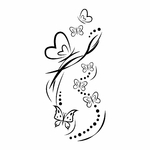 stickers-papillons-stylisés-ref9papillon-stickers-muraux-papillon-autocollant-papillons-deco-sticker-mural-chambre-enfant-fille-bébé-salon-(2)