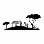 stickers-zebres-ref14animauxsavane-stickers-animaux-savane-autocollant-muraux-animal-afrique-sticker-mural-enfant-chambre-salon-(2)