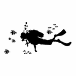 stickers-plongée-sous-marine-ref49silhouette-stickers-muraux-silhouette-autocollant-chambre-salon-sticker-mural-ombre-(2)