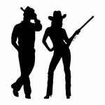 stickers-silhouette-cowboy-cowgirl-ref7silhouette-stickers-muraux-silhouette-autocollant-chambre-salon-sticker-mural-ombre-(2)
