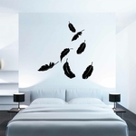 stickers-plumes-ref1plume-stickers-muraux-plume-autocollant-deco-salon-chambre-sticker-mural-deco