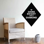 stickers-shine-bright-like-a-diamond-ref3divers-stickers-muraux-decoration-autocollant-deco-salon-chambre-sticker-mural-deco
