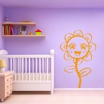 stickers-fleur-sourire-ref39bebe-stickers-muraux-bébé-autocollant-mural-bébé-sticker-chambre-enfant-garcon-fille-decoration-deco