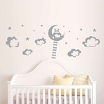 stickers-panda-nuage-etoile-ref25bebe-stickers-muraux-bébé-autocollant-mural-bébé-sticker-chambre-enfant-garcon-fille-decoration-deco